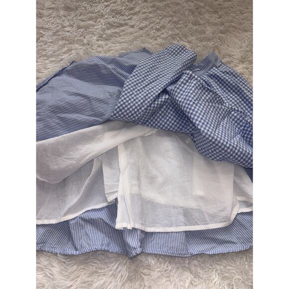 American Eagle Women’s Sz. L Blue & White Soft Waist Skirt. Cute, Fun - Picture 5 of 9